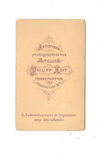 Fotografie Damenportrait - Frankfurt Main 1870er