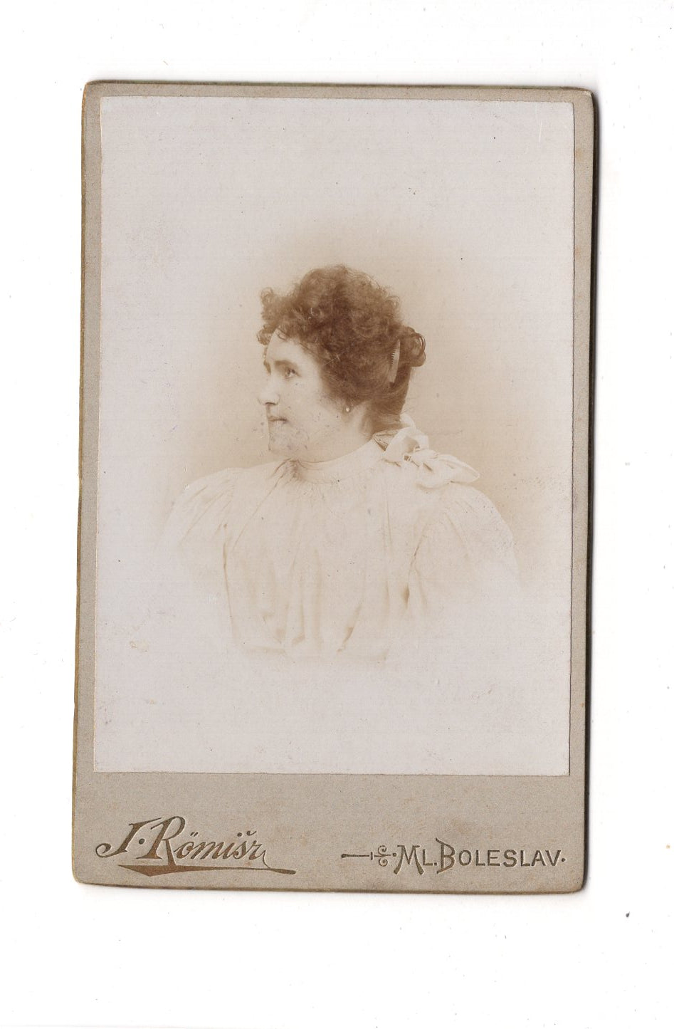 Fotografie Damenportrait - Ml. Boleslav um 1900 / CDV C1-08