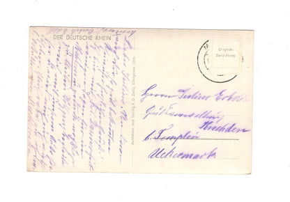 Ansichtskarte Königswinter am Rhein mit Drachenfels und Burg