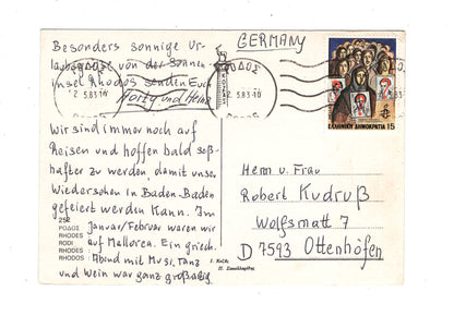 Ansichtskarte Rhodos / Griechenland / N1-52