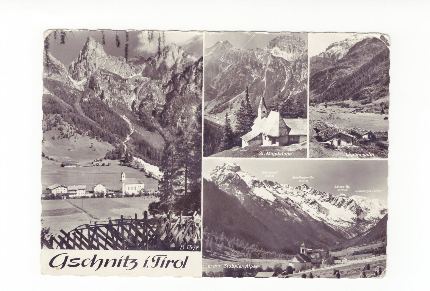 Ansichtskarte Gschnitz / Tirol / Österreich