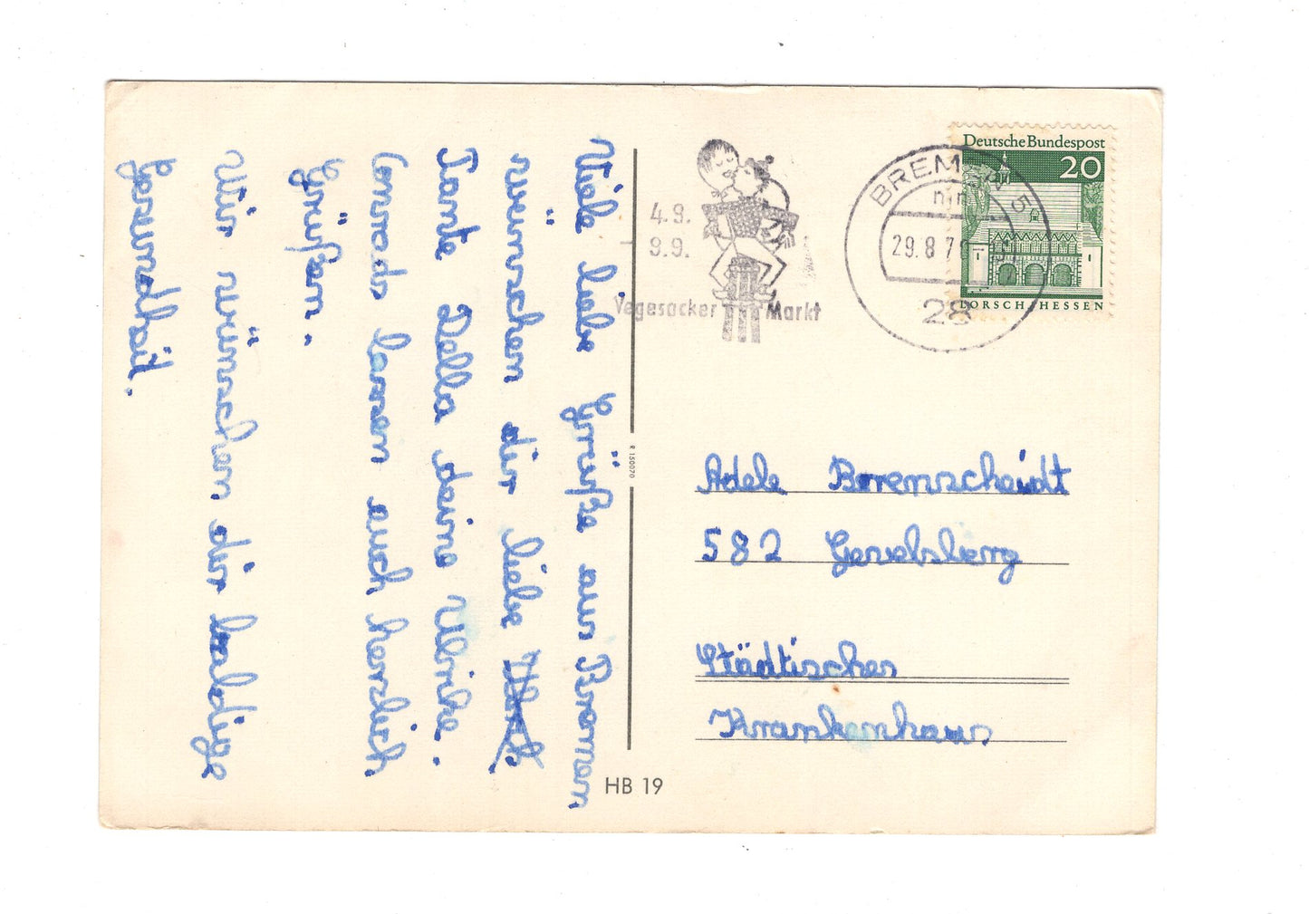 Ansichtskarte Bremen / Marktplatz / Flughafen +++  / I1-58