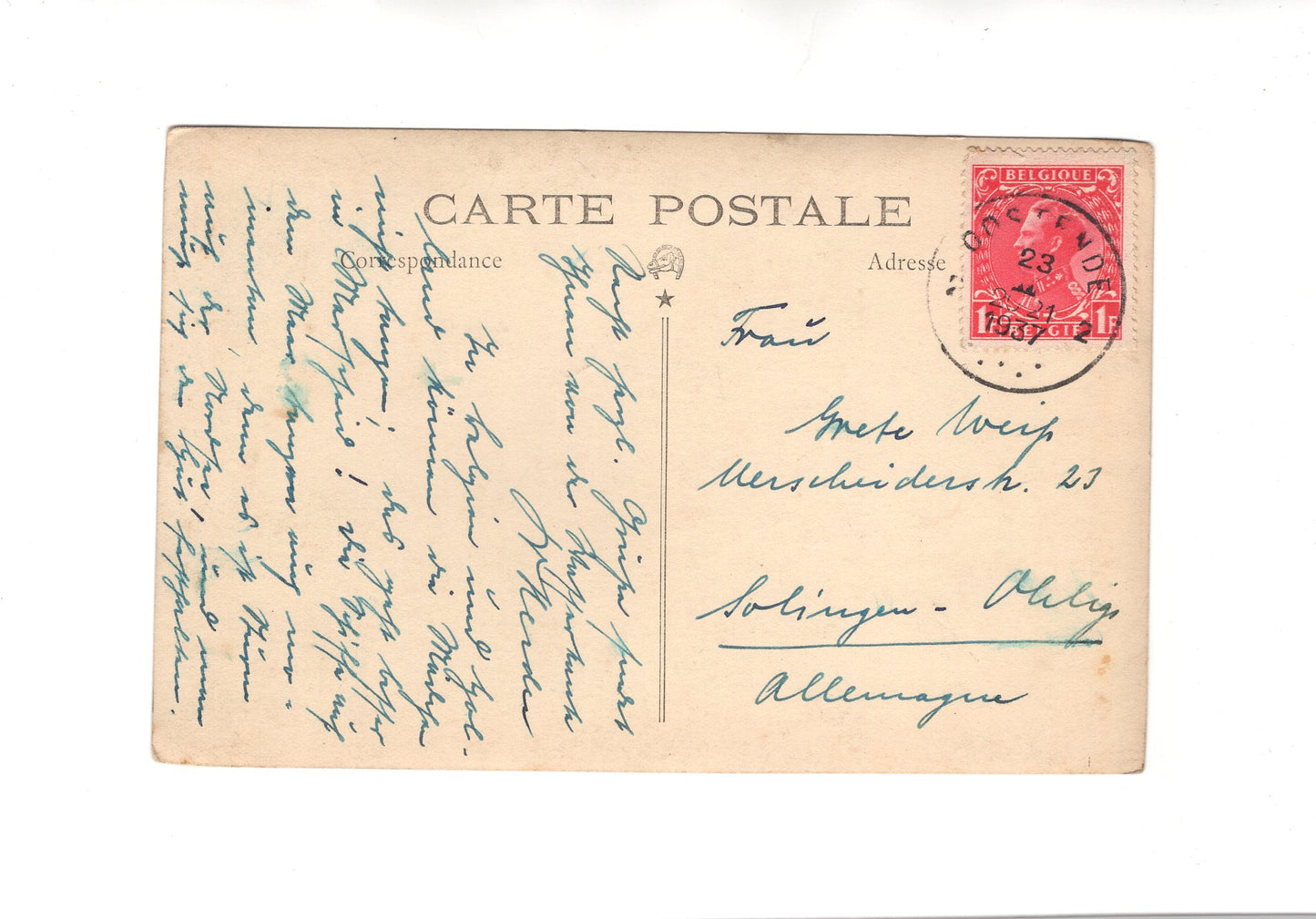 Ansichtskarte Ostende / Le Chalet Royal au Clair de lune / Belgien