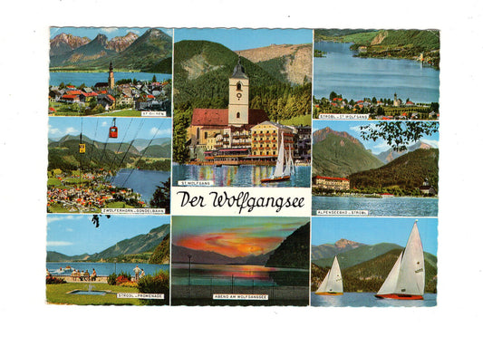 Ansichtskarte Der Wolfgangsee / Salzkammergut / Österreich