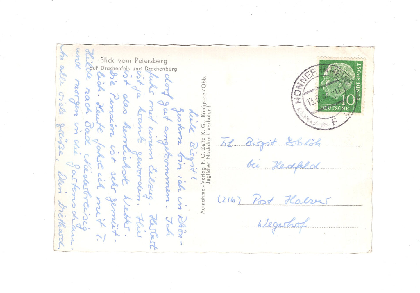 Ansichtskarte Königswinter am Rhein