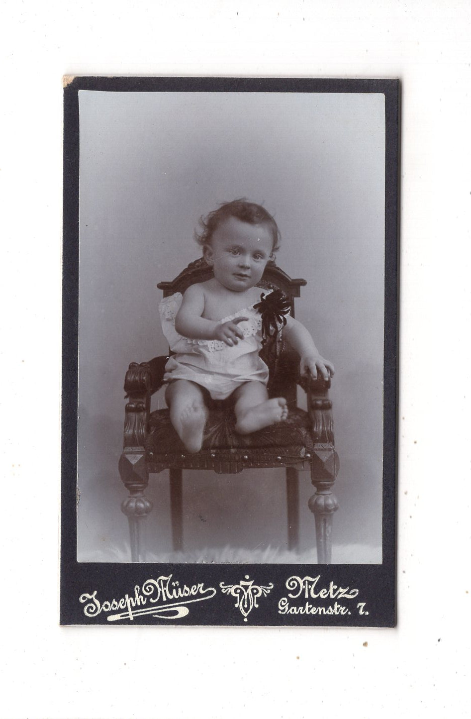 Fotografie Niedliches kleines Kind - Metz 1900er