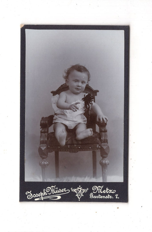 Fotografie Niedliches kleines Kind - Metz 1900er