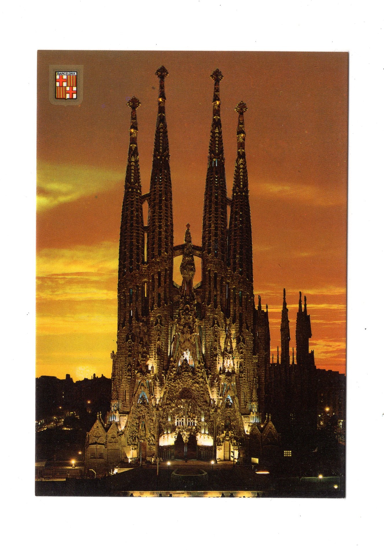 Ansichtskarte Barcelona / Sagrada Famila / Spanien