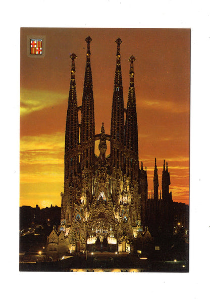 Ansichtskarte Barcelona / Sagrada Famila / Spanien