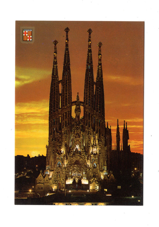 Ansichtskarte Barcelona / Sagrada Famila / Spanien