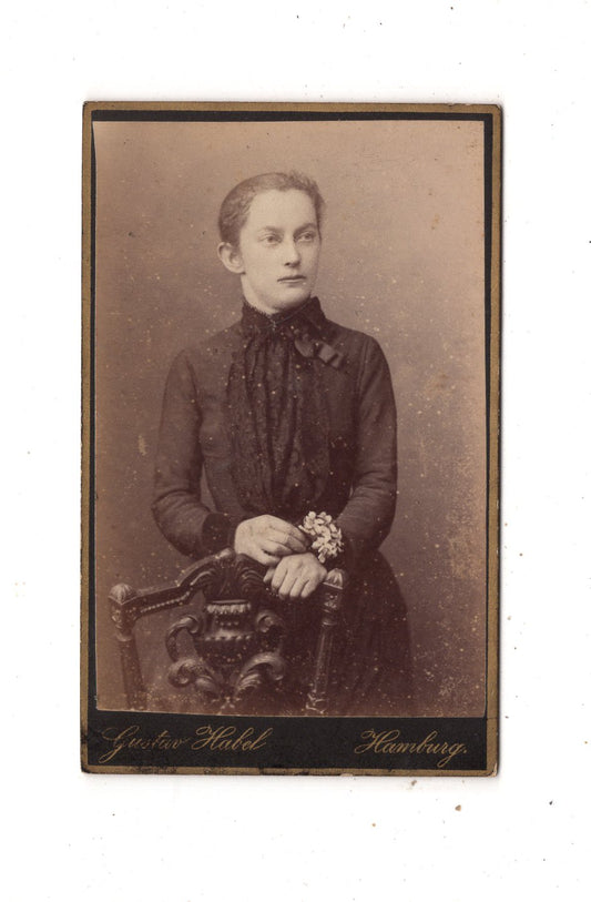 Fotografie Feine Dame - Hamburg 1880er