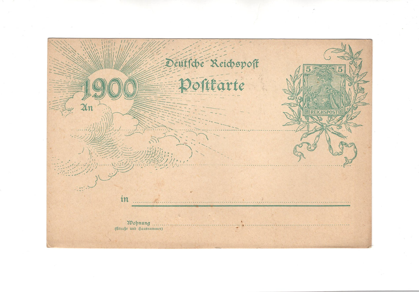 Ansichtskarte Deutsche Reichspost Postkarte