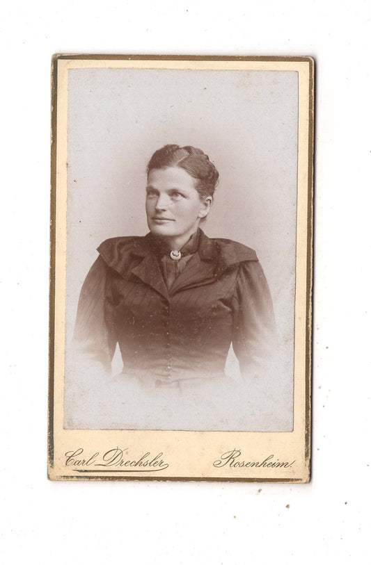 Fotografie Damenportrait - Rosenheim 1890er