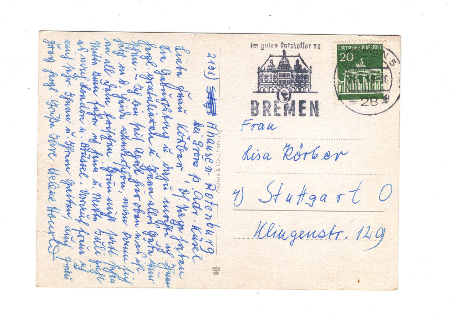 Ansichtskarte Gruß aus Bremen  / I1-58