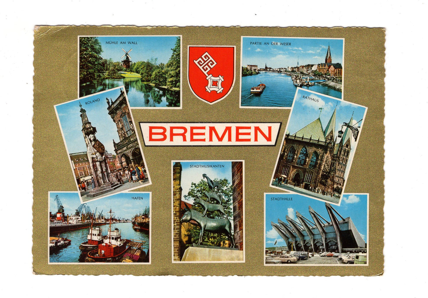 Ansichtskarte Bremen / Mühle am Wall / Roland +++  / I1-58