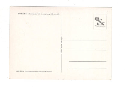 Ansichtskarte Wildbad im Schwarzwald mit Sommerberg / J1-70