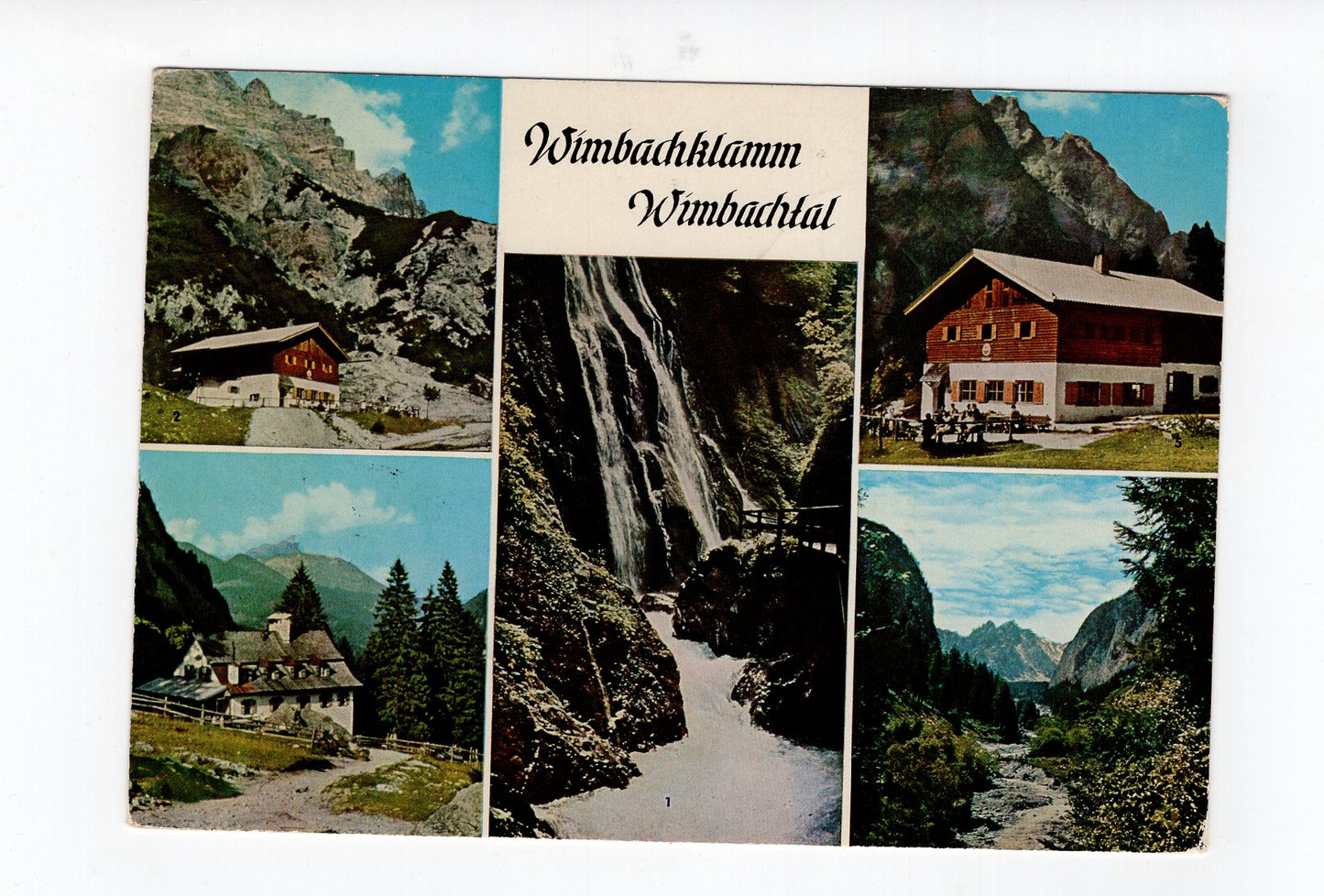 Ansichtskarte Wimbachklamm / Wimbachtal