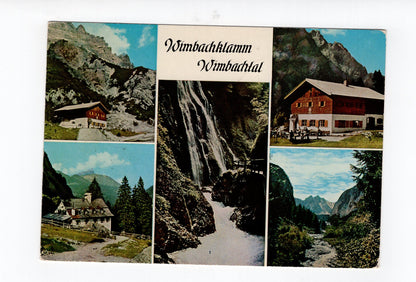 Ansichtskarte Wimbachklamm / Wimbachtal