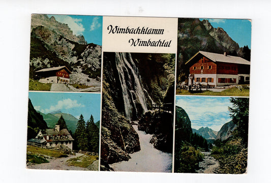 Ansichtskarte Wimbachklamm / Wimbachtal