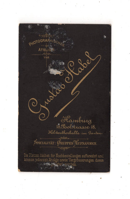 Fotografie Feine Dame - Hamburg 1880er