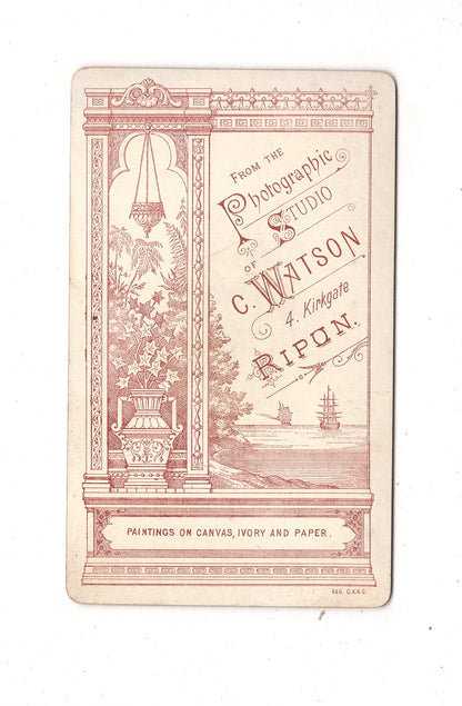 Fotografie Niedliche kleine Kinder - Ripon 1880er / CDV M1-11