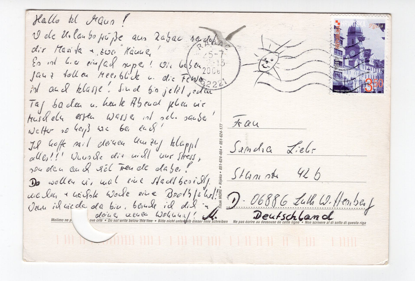 Ansichtskarte Rabac / Kroatien