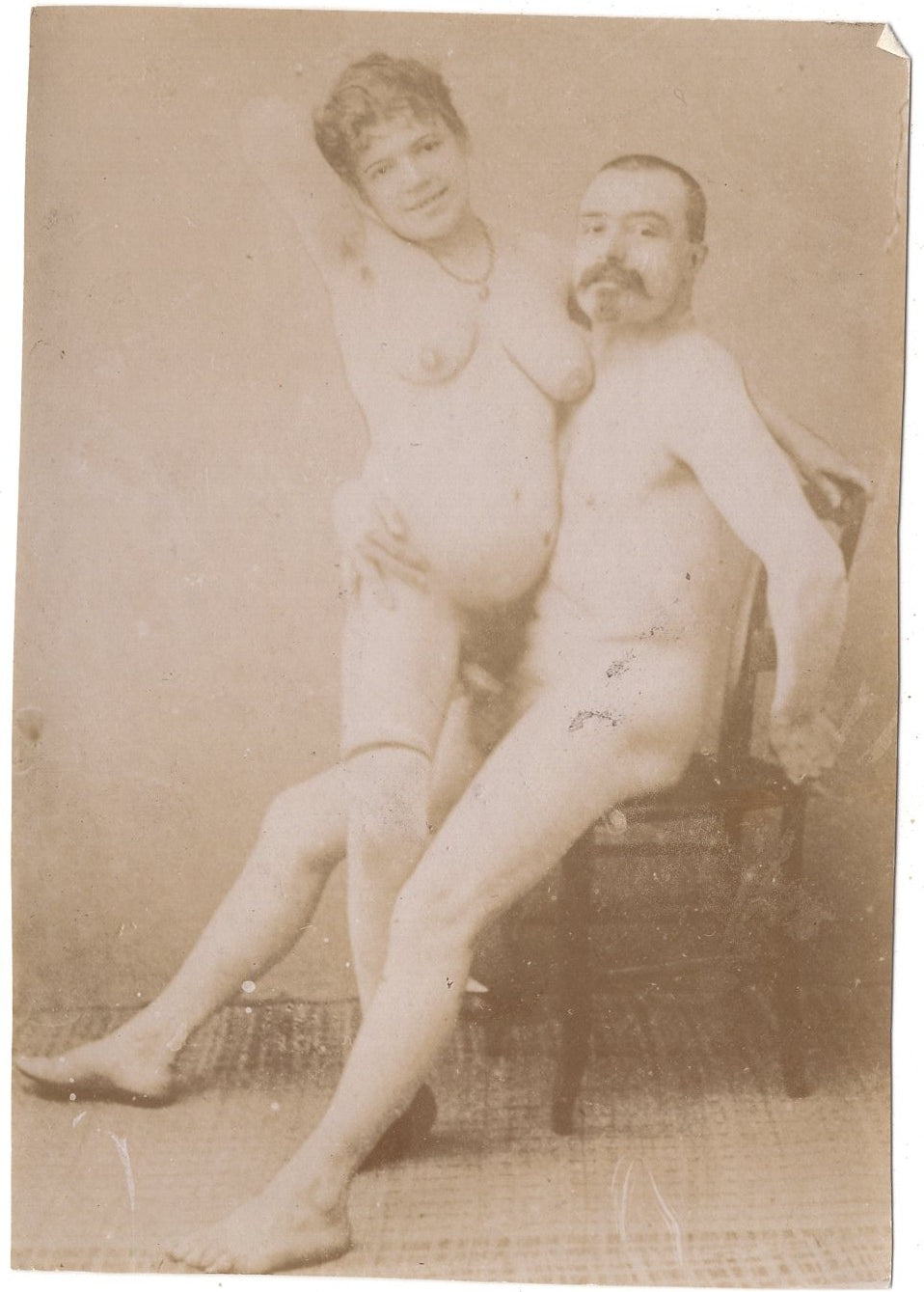 Fotografie Historisches Aktfoto / Erotik / Sex / I1-56