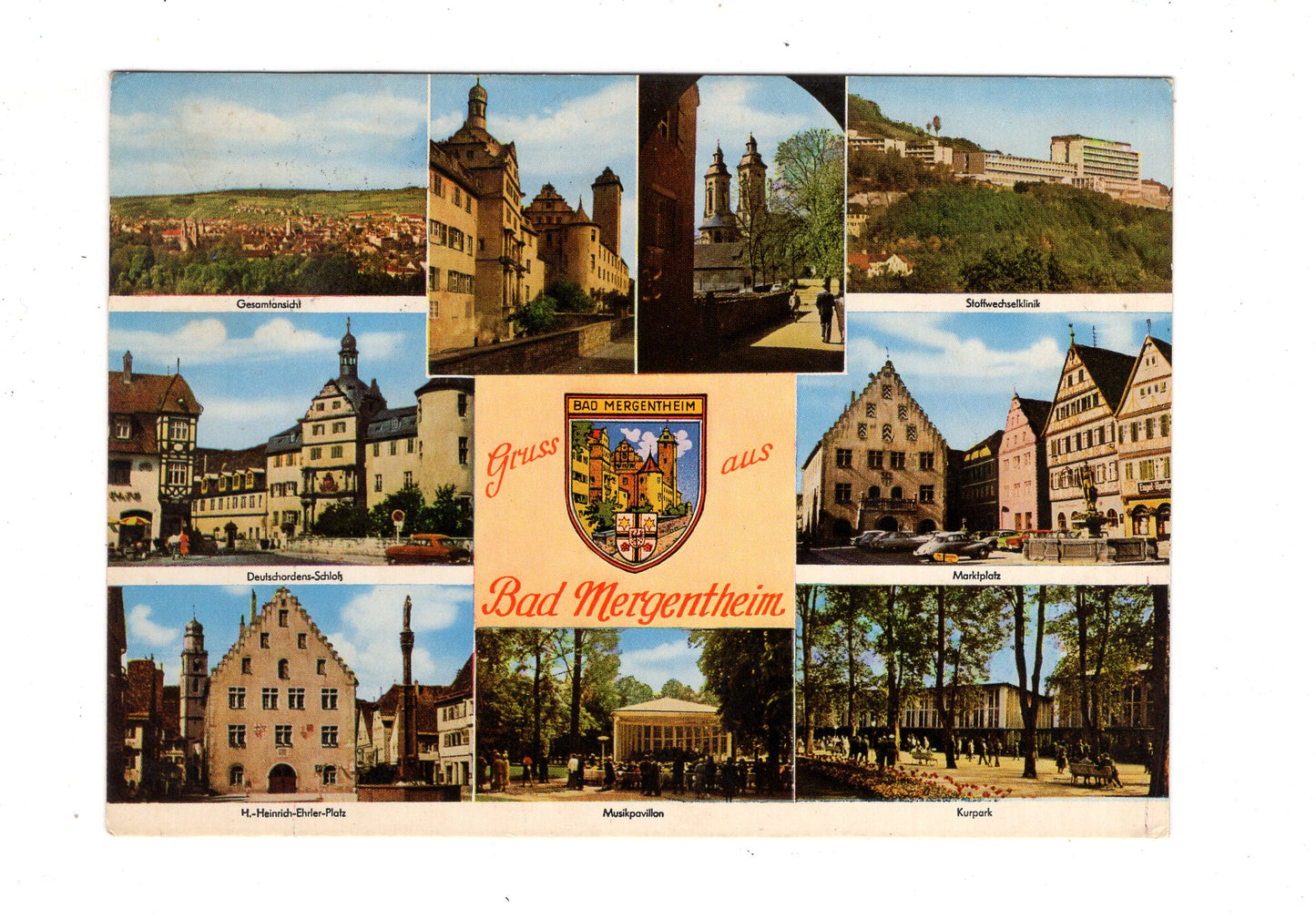 Ansichtskarte Bad Mergentheim / Deutschordens-Schloss +++ / L1-70