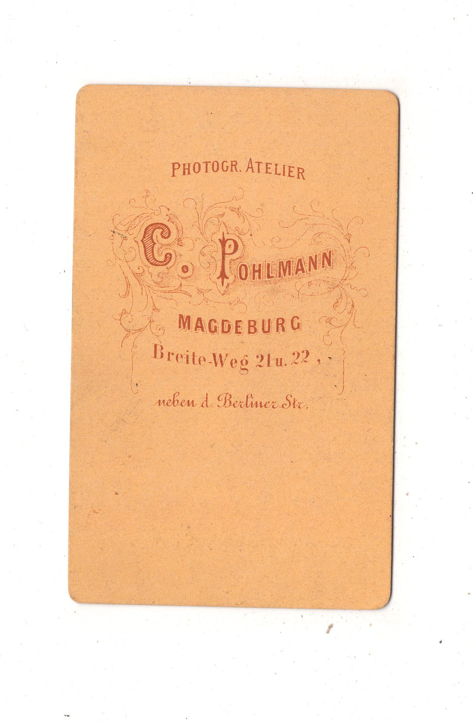Fotografie Feine Dame - Magdeburg um 1870 / CDV L1-29