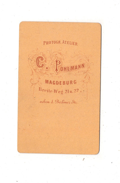 Fotografie Feine Dame - Magdeburg um 1870 / CDV L1-29