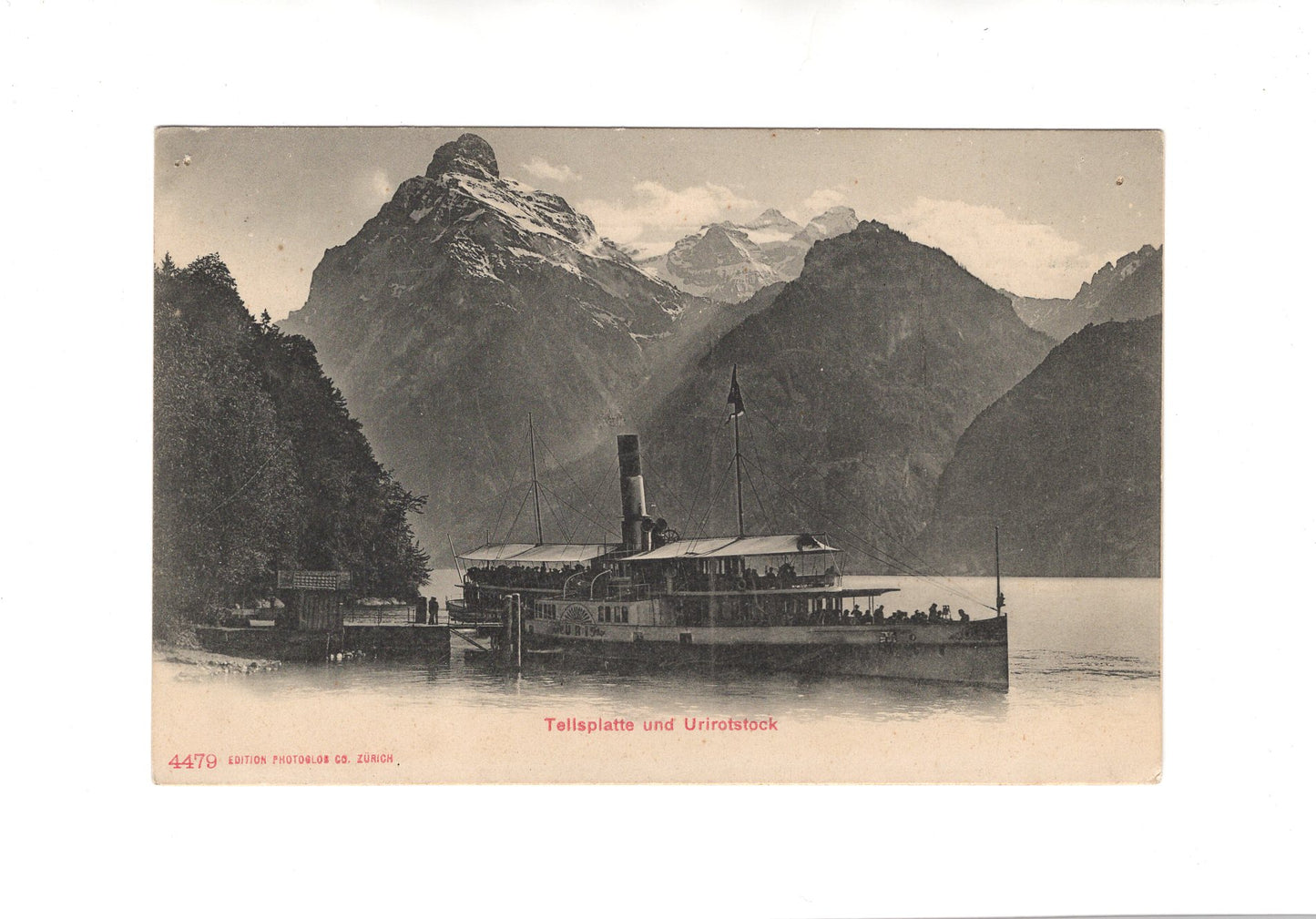 Ansichtskarte Tellsplatte und Urirotstock / Schweiz