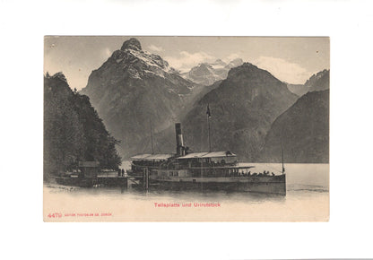 Ansichtskarte Tellsplatte und Urirotstock / Schweiz