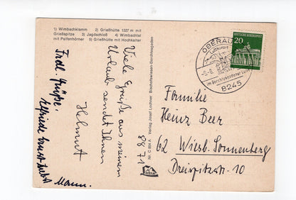 Ansichtskarte Wimbachklamm / Wimbachtal