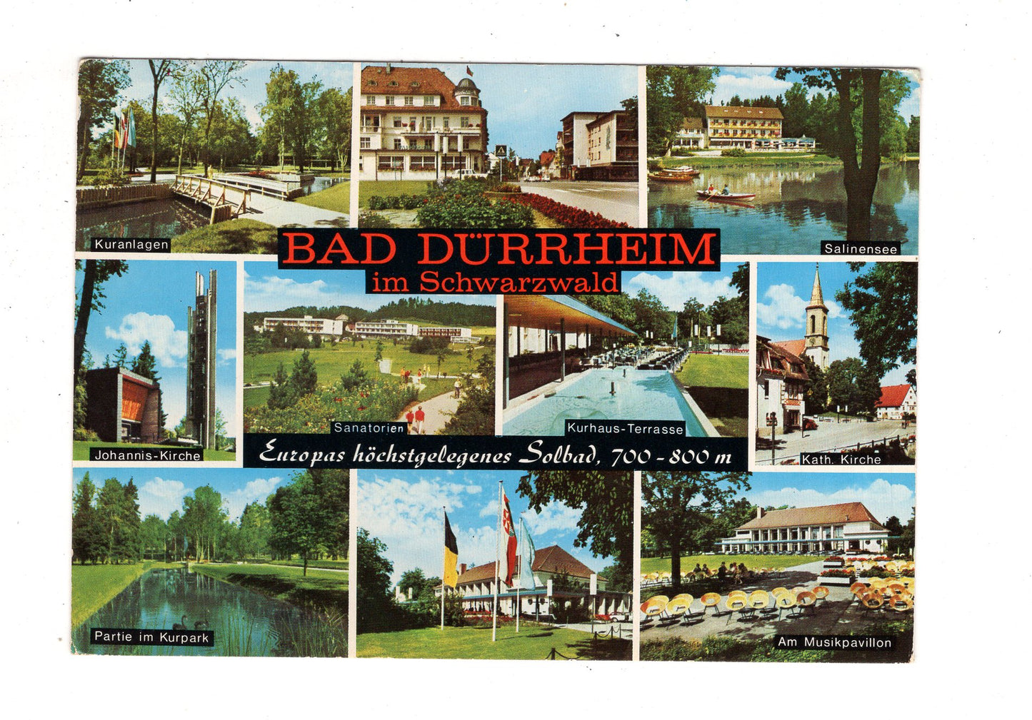 Ansichtskarte Bad Dürrheim im Schwarzwald / Salinensee +++ / J1-70