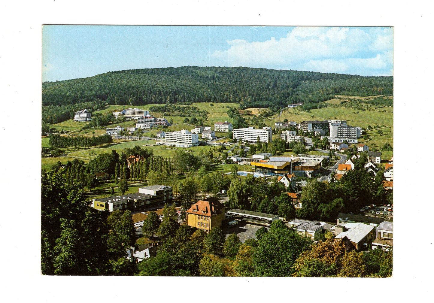 Ansichtskarte Bad Soden-Salmünster / Blick zum Kurviertel