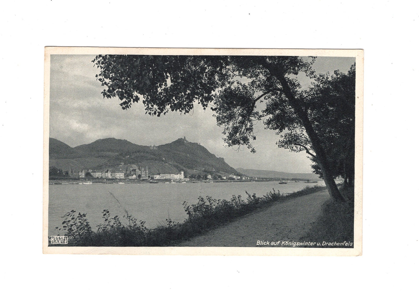 Ansichtskarte Königswinter am Rhein und Drachenfels