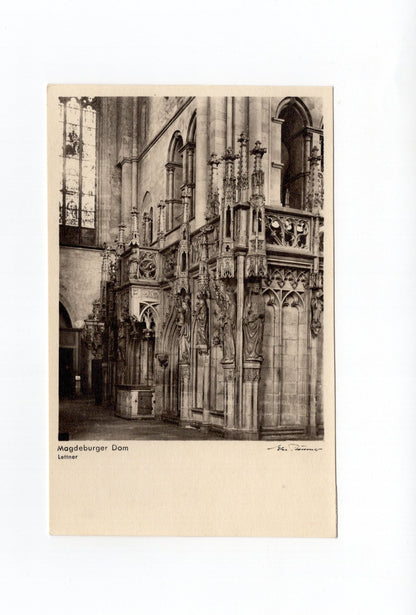Ansichtskarte Magdeburg / Dom / Lettner
