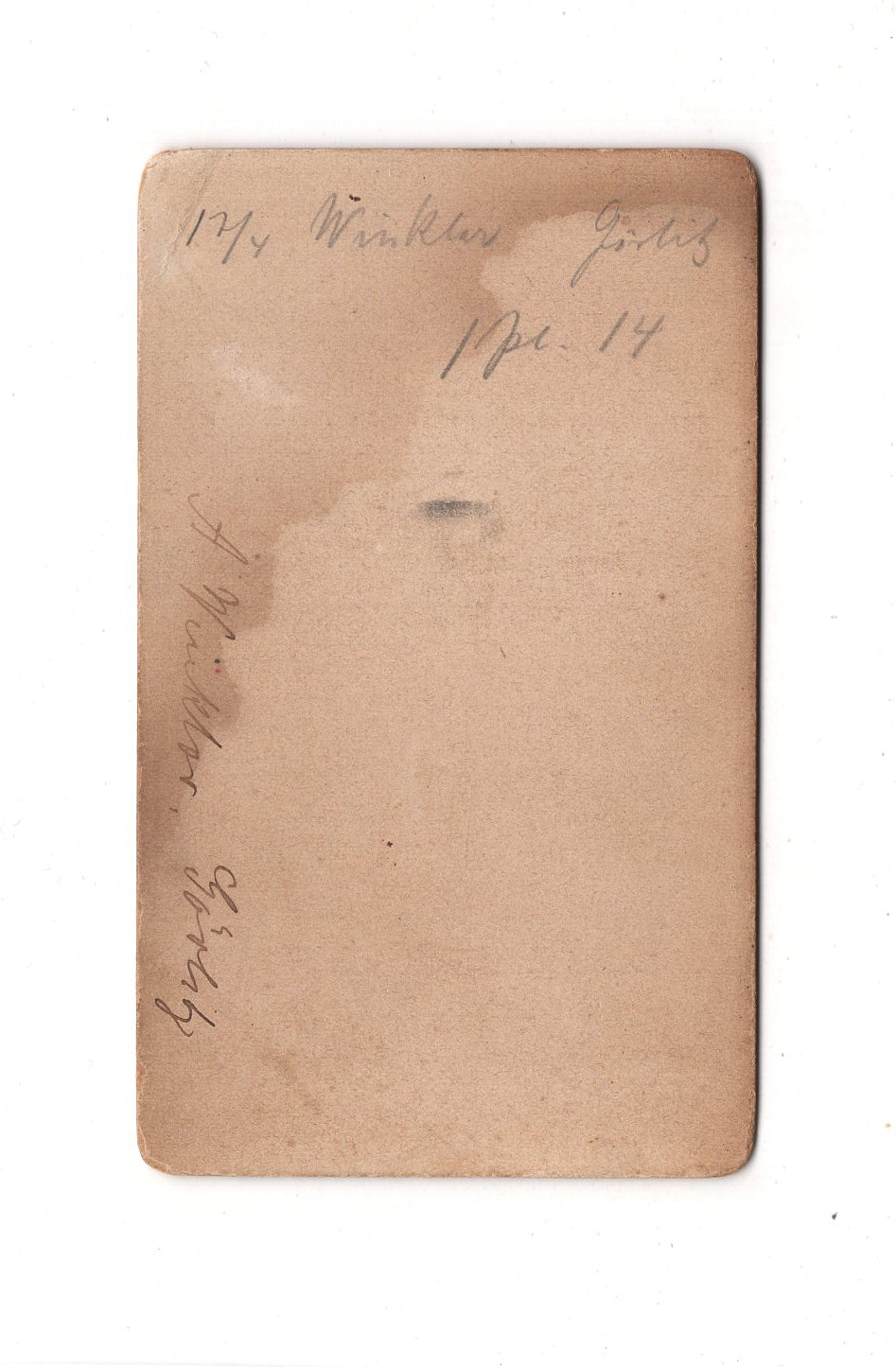 Fotografie Damenportrait / benannt - Görlitz um 1900 / CDV C1-08