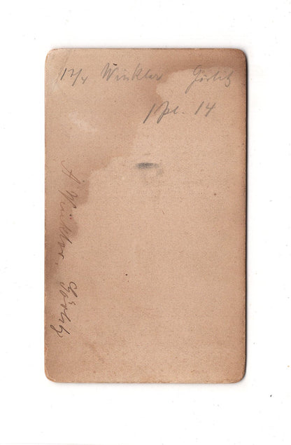 Fotografie Damenportrait / benannt - Görlitz um 1900 / CDV C1-08