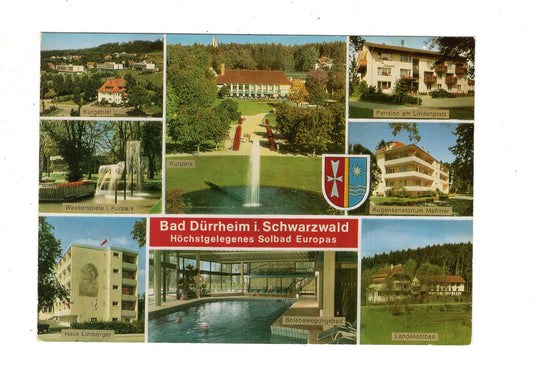 Ansichtskarte Bad Dürrheim im Schwarzwald / Kurpark +++ / J1-70
