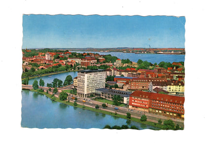 Ansichtskarte Kiel / Blick auf Stadt und Hafen