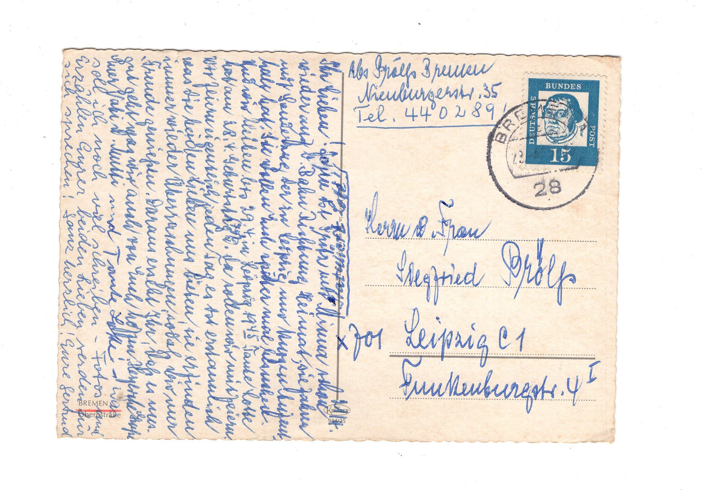 Ansichtskarte Bremen / Obernstraße  / I1-58