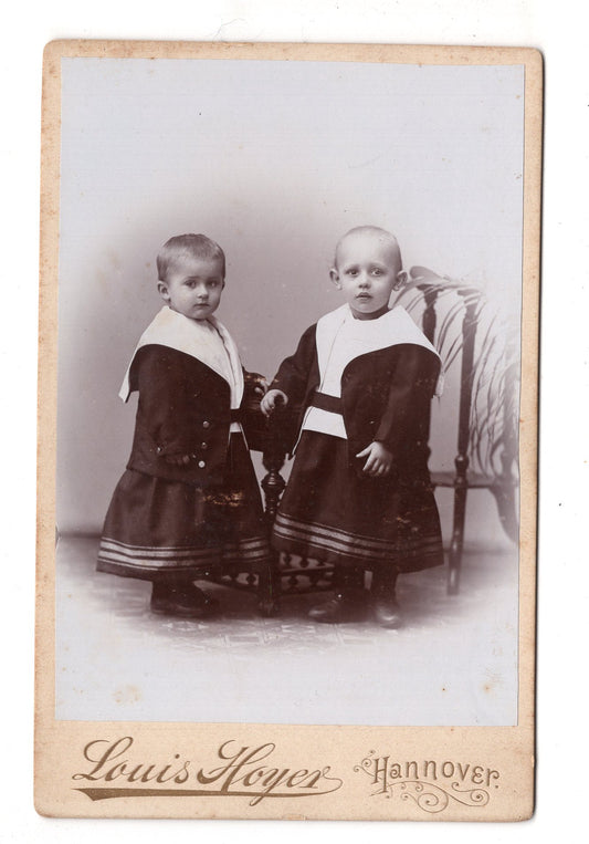 Fotografie Niedliche kleine Jungen - Hannover 1890er / CAB U-29
