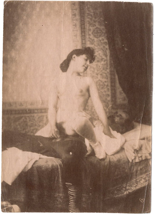 Fotografie Historisches Aktfoto / Erotik / Sex / I1-56