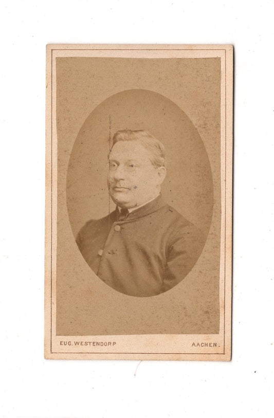 Fotografie Herrenportrait - Aachen 1870er / CDV C1-26