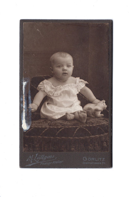 Fotografie Schönes Kinderbild / Baby - Görlitz 1910er