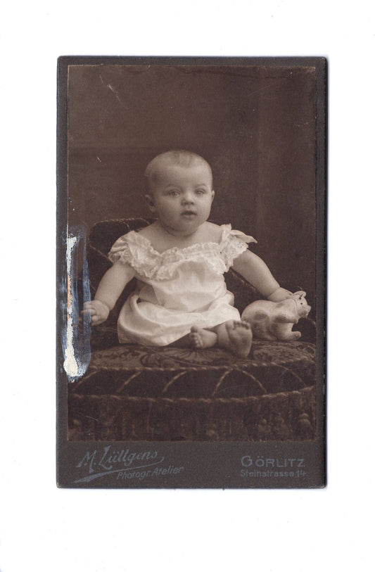 Fotografie Schönes Kinderbild / Baby - Görlitz 1910er