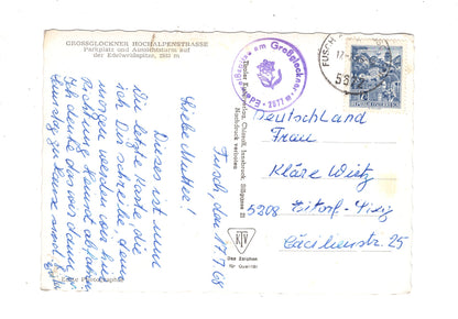 Ansichtskarte Großglockner-Hochalpenstraße / Österreich / N1-69