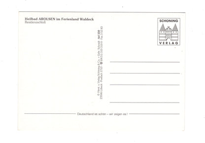 Ansichtskarte Bad Arolsen / Waldeck / Residenzschloss