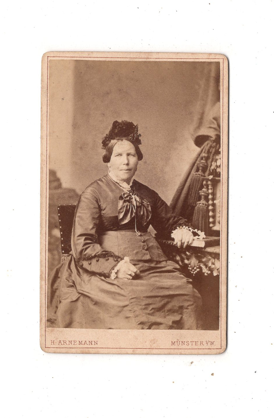 Fotografie Feine Dame - Münster in Westfalen 1870er